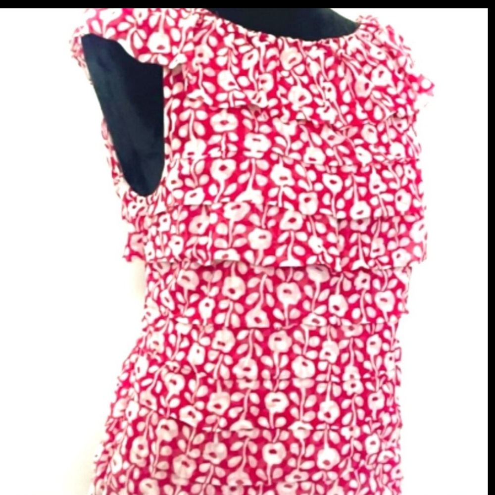 Womens Marc Jacobs short sleeve blouse size XS size red floral print